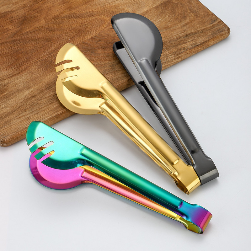 1 tk grilltoidutangid praad roostevabast terasest klamber õõnes kooki leiva grillklamber 5 värvi köögiriistad tarvikud