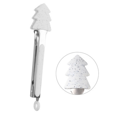 Clestă alimentară din silicon de calitate alimentară Clestă de bucătărie ustensilă Clemă pentru gătit Clemă pentru salată Instrumente pentru grătar Clemă pentru friptură de pâine din oțel inoxidabil