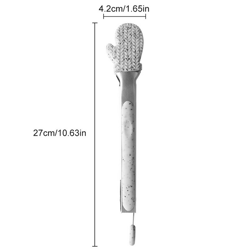 Clestă alimentară din silicon de calitate alimentară Clestă de bucătărie ustensilă Clemă pentru gătit Clemă pentru salată Instrumente pentru grătar Clemă pentru friptură de pâine din oțel inoxidabil