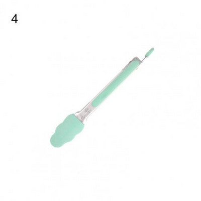 1gab Pārtikas kvalitātes silikona pārtikas standziņas Radoša neslīdoša silikona maizes knaibles Pasniegšanas knaibles Virtuves instrumenti Grilēšanas instrumenti Piederumi