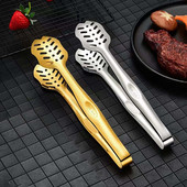 Roostevabast terasest toidutangid Kööginõud Rootsi lauas toiduvalmistamise tööriist Kuumusevastased klambrid