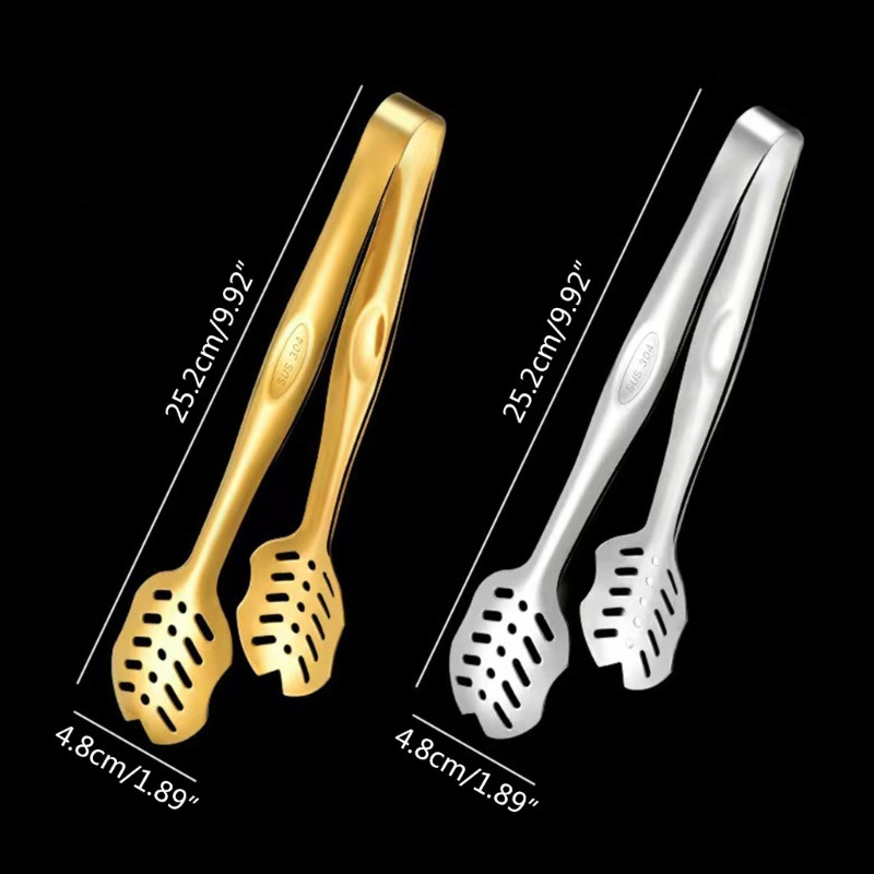 Roostevabast terasest toidutangid Kööginõud Rootsi lauas toiduvalmistamise tööriist Kuumusevastased klambrid