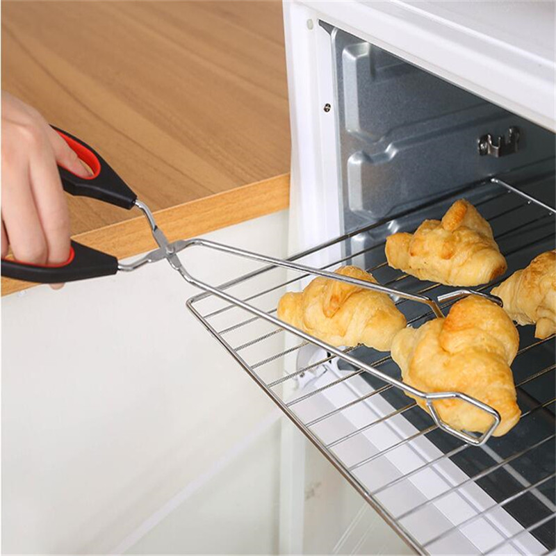 Grilltööriistad Grill Kääritangid Grillitud toidutangid Pika käepidemega Kääridega BBQ Leivaprae klamber Köök Küpsetustangid Grilltarvikud