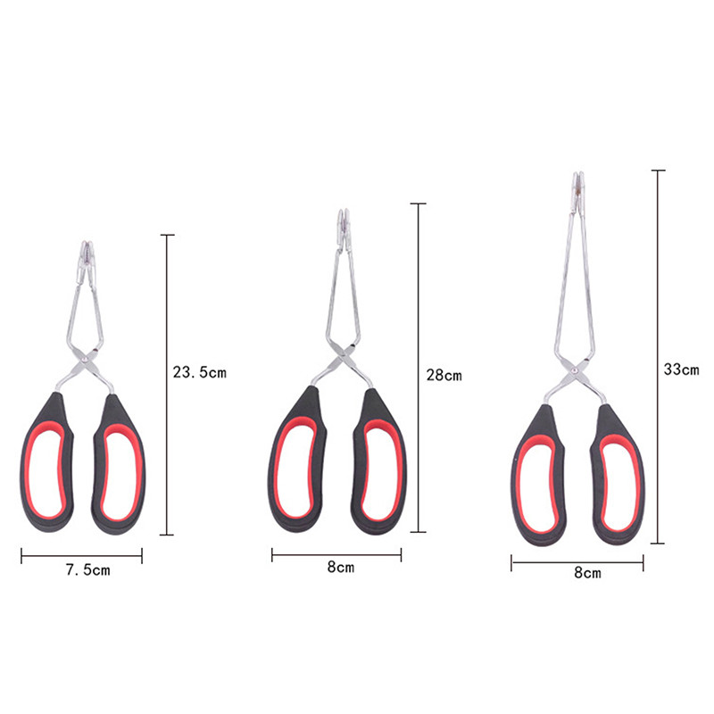 Grilltööriistad Grill Kääritangid Grillitud toidutangid Pika käepidemega Kääridega BBQ Leivaprae klamber Köök Küpsetustangid Grilltarvikud
