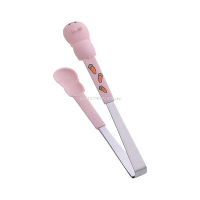 Steika knaibles Ēdiena gatavošanas knaibles Divpusējas skavas Ēdienu apgriežamās knaibles Deserta skavas 3 izmēri, ko izvēlēties grilētajai picai maizei zivīm