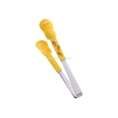 Steika knaibles Ēdiena gatavošanas knaibles Divpusējas skavas Ēdienu apgriežamās knaibles Deserta skavas 3 izmēri, ko izvēlēties grilētajai picai maizei zivīm