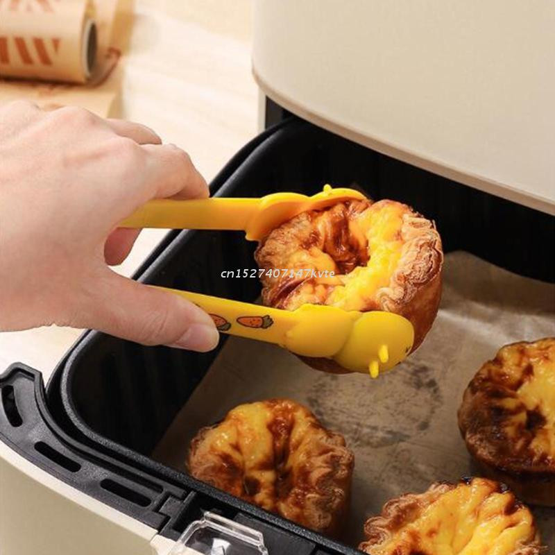 Steika knaibles Ēdiena gatavošanas knaibles Divpusējas skavas Ēdienu apgriežamās knaibles Deserta skavas 3 izmēri, ko izvēlēties grilētajai picai maizei zivīm
