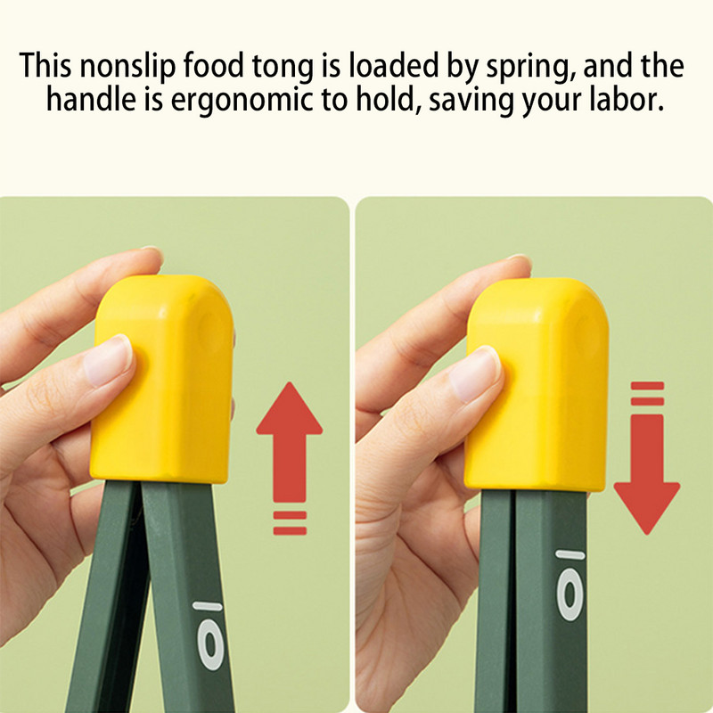 Toidutangid Silikoonist Köök Leib Liha Tangid Põletusvastane Buffet Kohvik Pagari Kodumajapidamine Libisemisvastane Klamber Toiduvalmistamine Küpsetamine Praetööriist