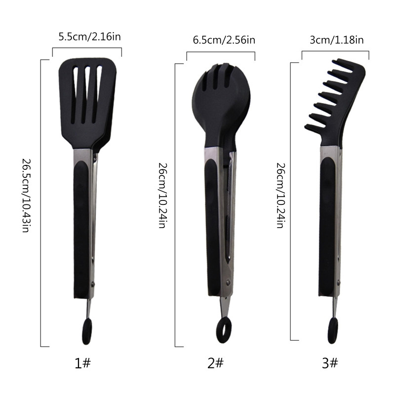 Μπάρμπεκιου Σαλάτα Tong Σερβίρισμα φαγητού Tong Tong Tong Tong Tong Tong Tong Tong Tong Εργαλείο κλειδώματος για μαγείρεμα μπάρμπεκιου