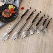 Grilltangid 7/9/12/14/16 tolline grillsalati toiduklamber 430 roostevabast terasest köögiriistad Multifunktsionaalsed grill-küpsetusvidinad