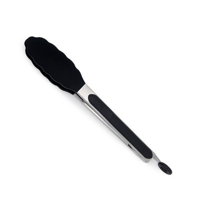 BBQ kopča za hranu od 9 inča za kuhinju, izdržljiva silikonska kopča za hranu na visokim temperaturama, kopča za roštilj, kopča za odreske, silikonska hvataljka za hranu, hvataljke