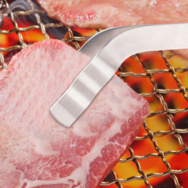 Roostevabast terasest Tong Hotellibaar Jääkuubikukorjaja Kohv Tee Toidu serveerimisvahend Küpsetustangid BBQ Salatite jaoks Grillklamber