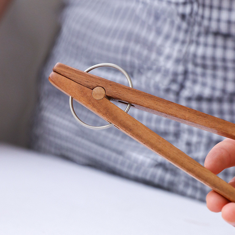 Kuhinjski dodaci Hvataljka za roštilj Hvataljka za hranu Drvena Churrasco pinceta Štipaljka Buffet za roštilj Restoranski alati