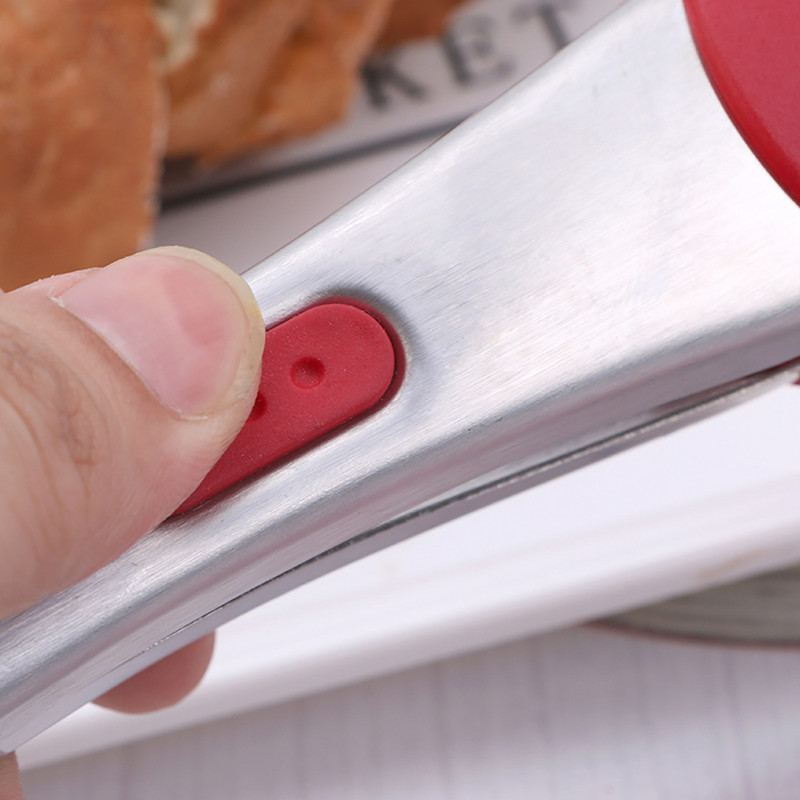 Mittekleepuvad grilltangid koos liigendilukuga silikoonist grilltangid salatileiva serveerimistangid köögiküpsetusvahendid