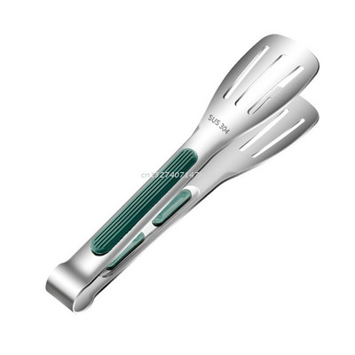 Roostevabast terasest toidutangid Kööginõud Rootsi lauas toiduvalmistamise tööriist Kuumusevastane Leivaklamber kondiitritoodete klamber magustoitude jaoks Salatid BBQ