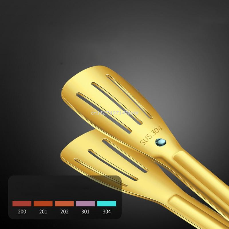 Roostevabast terasest toidutangid Kööginõud Rootsi lauas toiduvalmistamise tööriist Kuumusevastane Leivaklamber kondiitritoodete klamber magustoitude jaoks Salatid BBQ