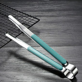 Cleste pentru grătar Grătar pentru grătar Clemă pentru alimente din oțel inoxidabil Cles pentru gheață Carne Salată Pâine prăjită Clemă Accesorii pentru bucătărie Instrumente