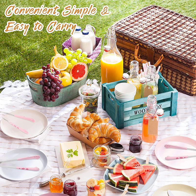 TEENRA 2TK Toiduklambrid Köögitangid Kassikäpa kujuga tangid roostevabast terasest toiduvalmistamise tangid BBQ toiduvalmistamiseks grillimiseks köögitarvikud