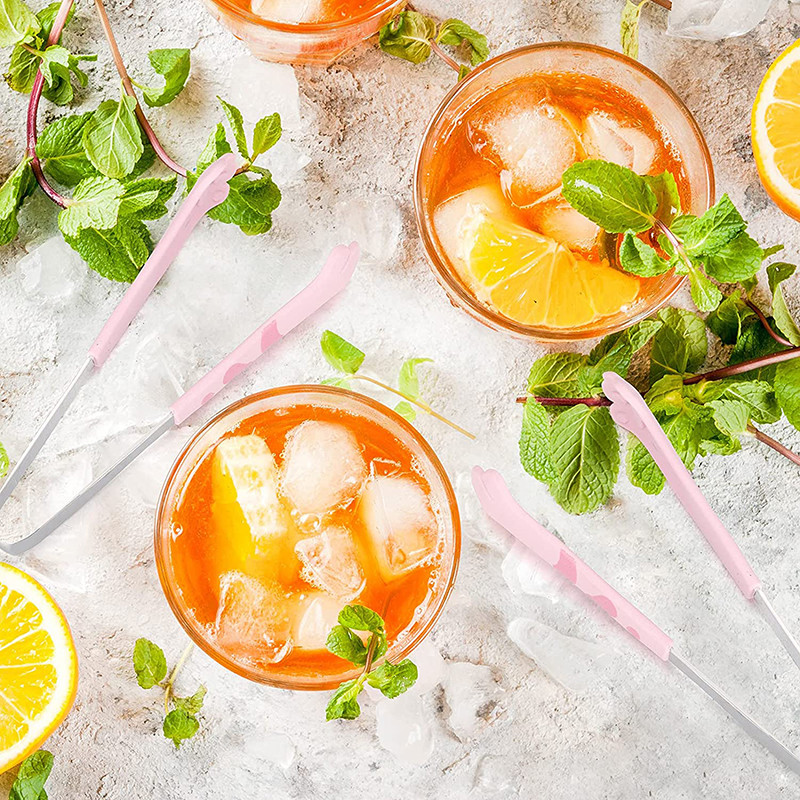 TEENRA 2TK Toiduklambrid Köögitangid Kassikäpa kujuga tangid roostevabast terasest toiduvalmistamise tangid BBQ toiduvalmistamiseks grillimiseks köögitarvikud