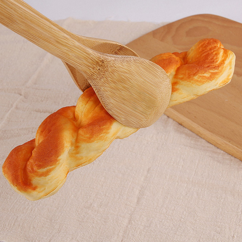 Bambusest toidutangid salatikoogid suupisteklambrid rösteritangid silikoonist käepidemega leivatangid kondiitritoodete klamber Köögitööriistad tarvikud