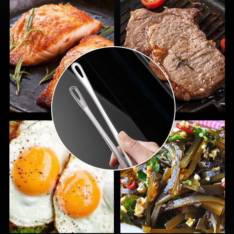 1 tk roostevabast terasest toidutangid, pika varrega, libisemiskindlad Korea grilltangid lihatangid BBQ köök toiduvalmistamistööriistad tarvikud