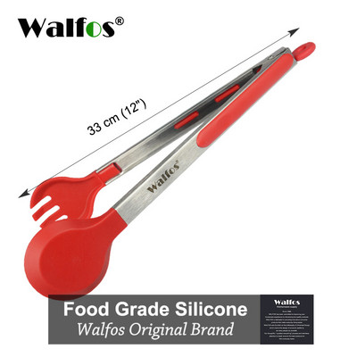 Suurus S/L Roostevabast terasest ja silikoonist toidutangid toiduvalmistamiseks Köögitangid Köögitööriistad BBQ Clip Salat