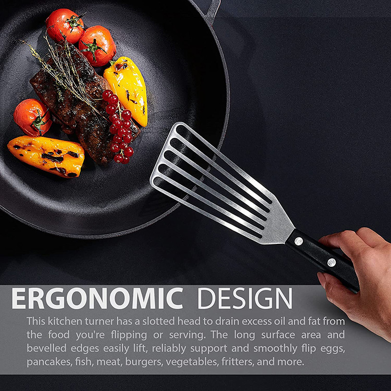 C5 zušu lāpsta zivju virtuves cepšanas lāpsta steika lāpsta dzelzs šķīvja degšanas rīks atkārtoti lietojams daudzfunkcionāls lāpsta grila virtuves piederumi