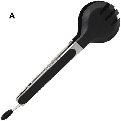 Silikoonist nailonist nuudlitangid pasta-spagettitangid toiduklambrid roostevabast terasest käepidemega toiduvalmistamisnõud köögitarvikud