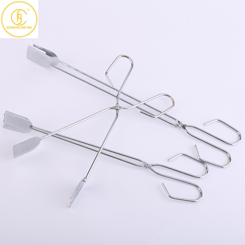 3 tk paksust roostevabast terasest grilltangid tööriist Stretch Bread Spagetid Food Steak tangid Köök pere toiduklambrid küpsetustarvikud