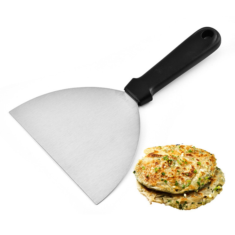 Produkts Pankūku lāpsta Nerūsējošais tērauds Pusapaļa lāpsta steika lāpsta Grila skrāpis Lāpstiņa Cepšanas lāpsta BBQ rīki