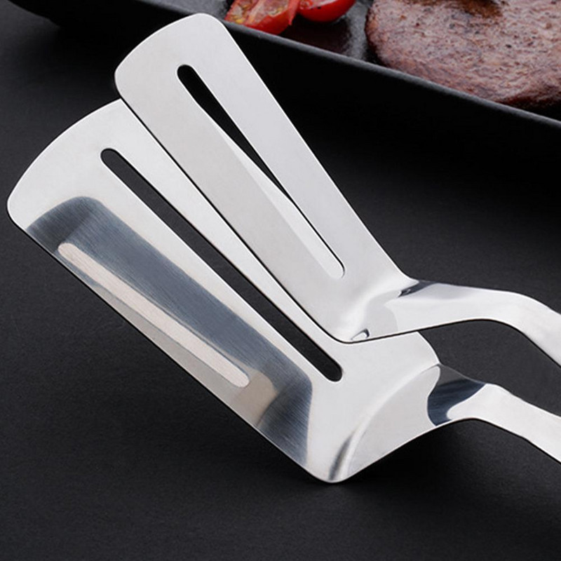 3 vienā steika gatavošanas spailes Daudzfunkcionālas tērauda pārtikas apgriešanas liellopa steika saspraude Virtuves gatavošanas rīks Divpusēja lāpstiņa