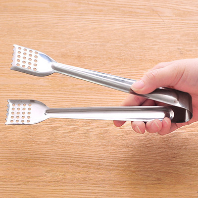 Σφιγκτήρας μπάρμπεκιου από ανοξείδωτο χάλυβα για τηγάνισμα ψαριών Creative Pizza Steak Tong Πολυλειτουργικό κλιπ φαγητού κατά του ζεματίσματος Κλιπ ψωμιού