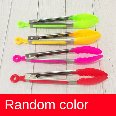 Σφιγκτήρας μπάρμπεκιου από ανοξείδωτο χάλυβα για τηγάνισμα ψαριών Creative Pizza Steak Tong Πολυλειτουργικό κλιπ φαγητού κατά του ζεματίσματος Κλιπ ψωμιού