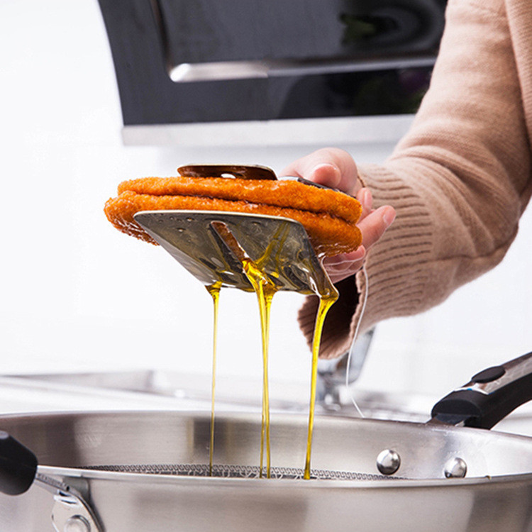 Σφιγκτήρας μπάρμπεκιου από ανοξείδωτο χάλυβα για τηγάνισμα ψαριών Creative Pizza Steak Tong Πολυλειτουργικό κλιπ φαγητού κατά του ζεματίσματος Κλιπ ψωμιού