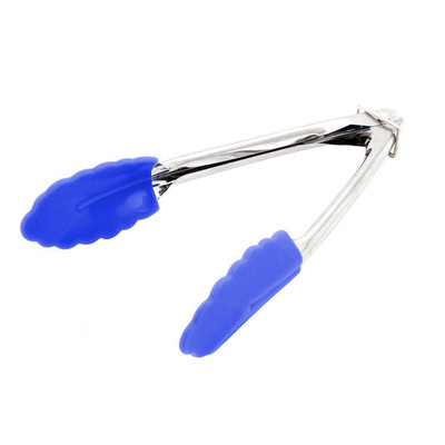 Silikoonist BBQ grilltangid Leivaserveerimistangid Mittekleepuvad köögi BBQ Grilltoidutangid koos ühenduslukuga köögitarvikutega