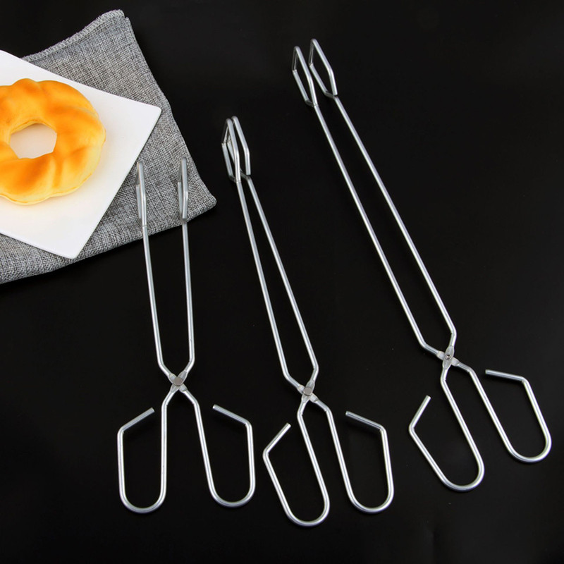 1 tk BBQ tangid roostevabast terasest grillimiseks pitsa-leivaklambriga küpsetustööriist CLH@8