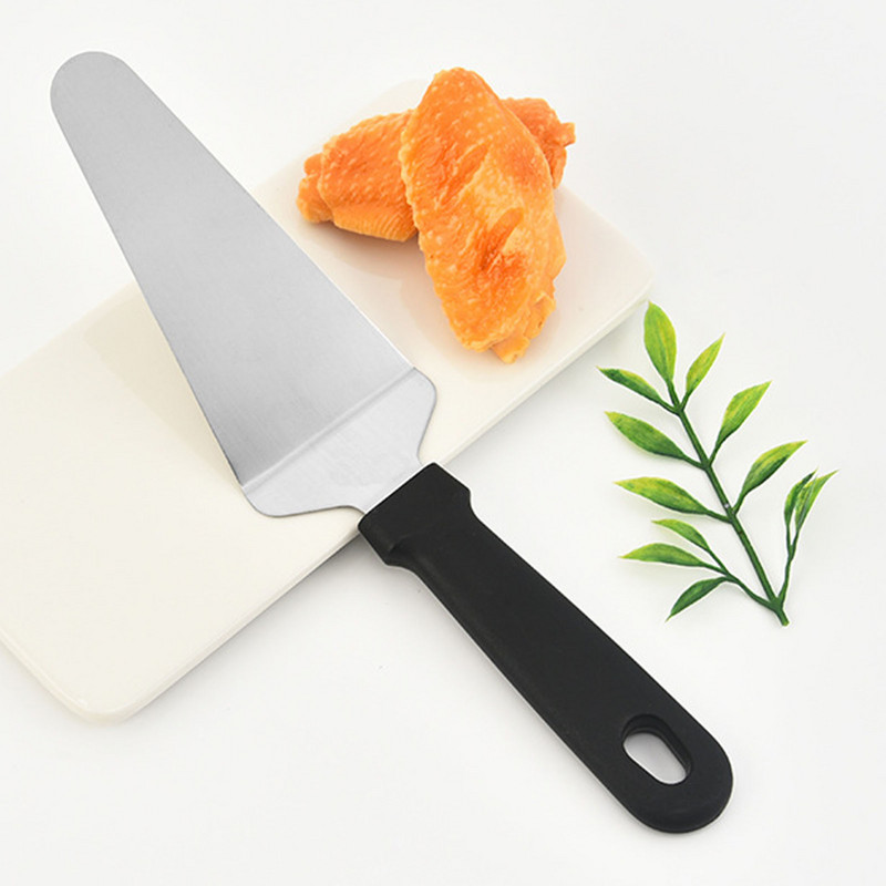 Rokturis no nerūsējošā tērauda steika cepta lāpsta Iztecoša lāpstiņa Picas mizu lāpstiņa virtuves āra grila rīks