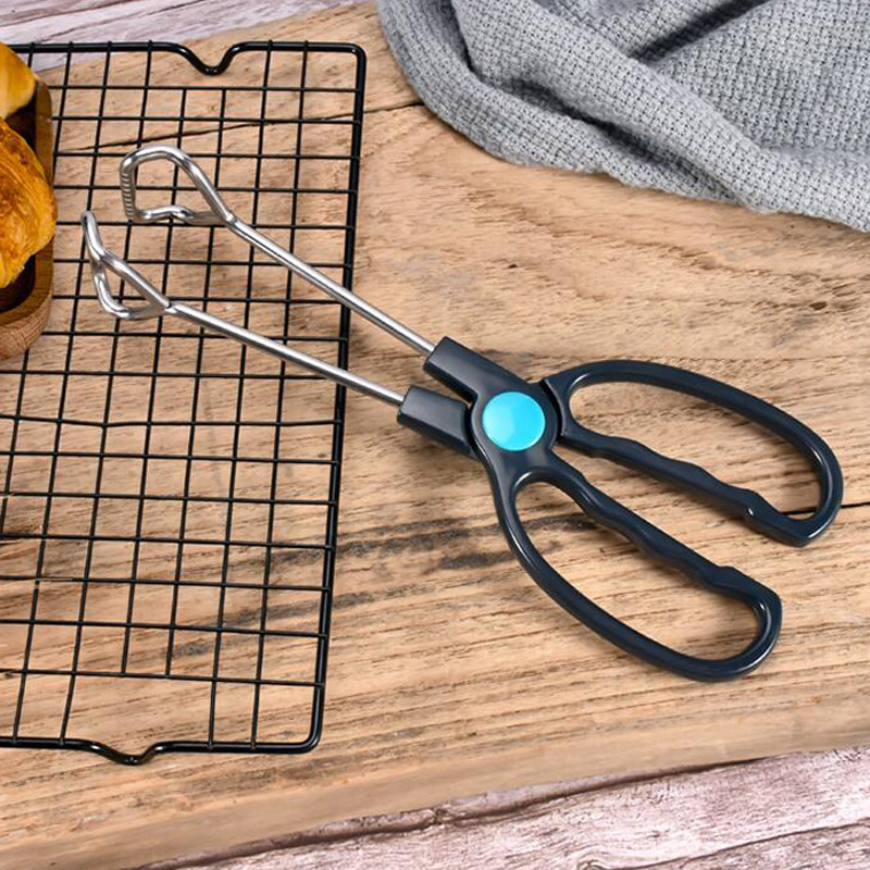 Μακριά λαβή Ψαλιδάκι για μπάρμπεκιου Ψητό στη σχάρα τσιμπίδα μπάρμπεκιου ψωμί ψητό Κλιπ κουζίνας λαβίδες ψησίματος Εργαλεία μπάρμπεκιου Αξεσουάρ κουζίνας