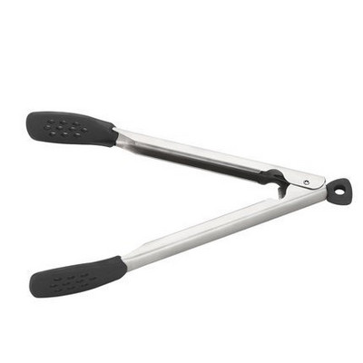 Stezaljka za hranu od nehrđajućeg čelika 304. Silikonski alat za pečenje kruha, kopča za odreske