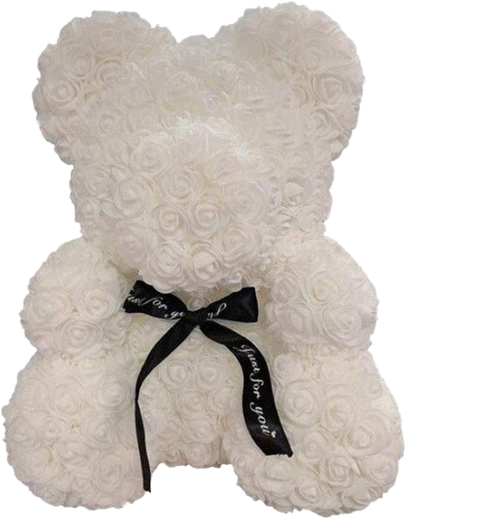 Мече от рози, Червено, 30 см