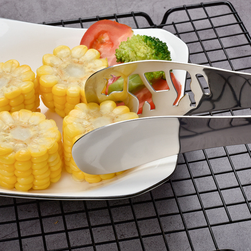 Roostevabast terasest steigiklamber BBQ toidutangid Leiva praadimine kalalabidas leivagrill klamber Multifunktsionaalsed toiduvalmistamise tööriistad