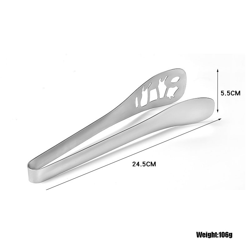 Roostevabast terasest steigiklamber BBQ toidutangid Leiva praadimine kalalabidas leivagrill klamber Multifunktsionaalsed toiduvalmistamise tööriistad