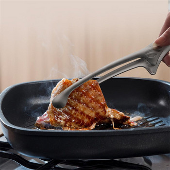 Μπάρμπεκιου λαβίδες φαγητού Κορεατικά κλιπ μπάρμπεκιου Γκριλ από ανοξείδωτο ατσάλι Cooking Chief Tong Kitchen Bread Baking Outdoor Grilling Steak Clamp