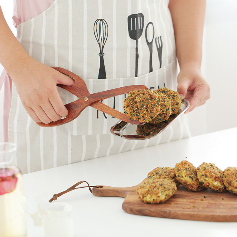 Puidust köögitoidutangid Leivatoidud grillklambrid grillklambrid jääklambrid tööriistariba köögitarvikud