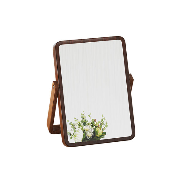 Puidust alusega kosmeetikapeegel