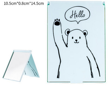 Kaasaskantav kosmeetiline peegel koos rakendusega