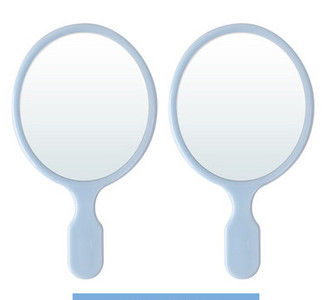 Kosmeetiline kaasaskantav peegel - sinine ja roosa värv