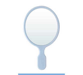 Kosmeetiline kaasaskantav peegel - sinine ja roosa värv