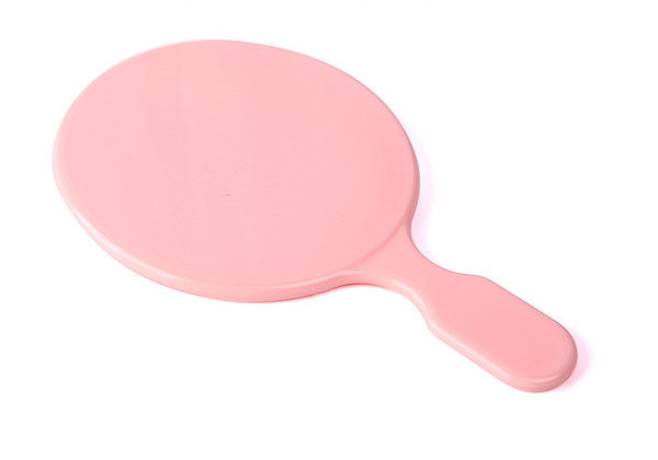 Kosmeetiline kaasaskantav peegel - sinine ja roosa värv