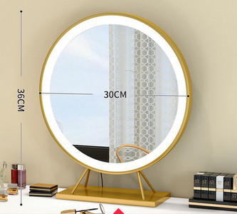 Kerek kozmetikai tükör állvánnyal